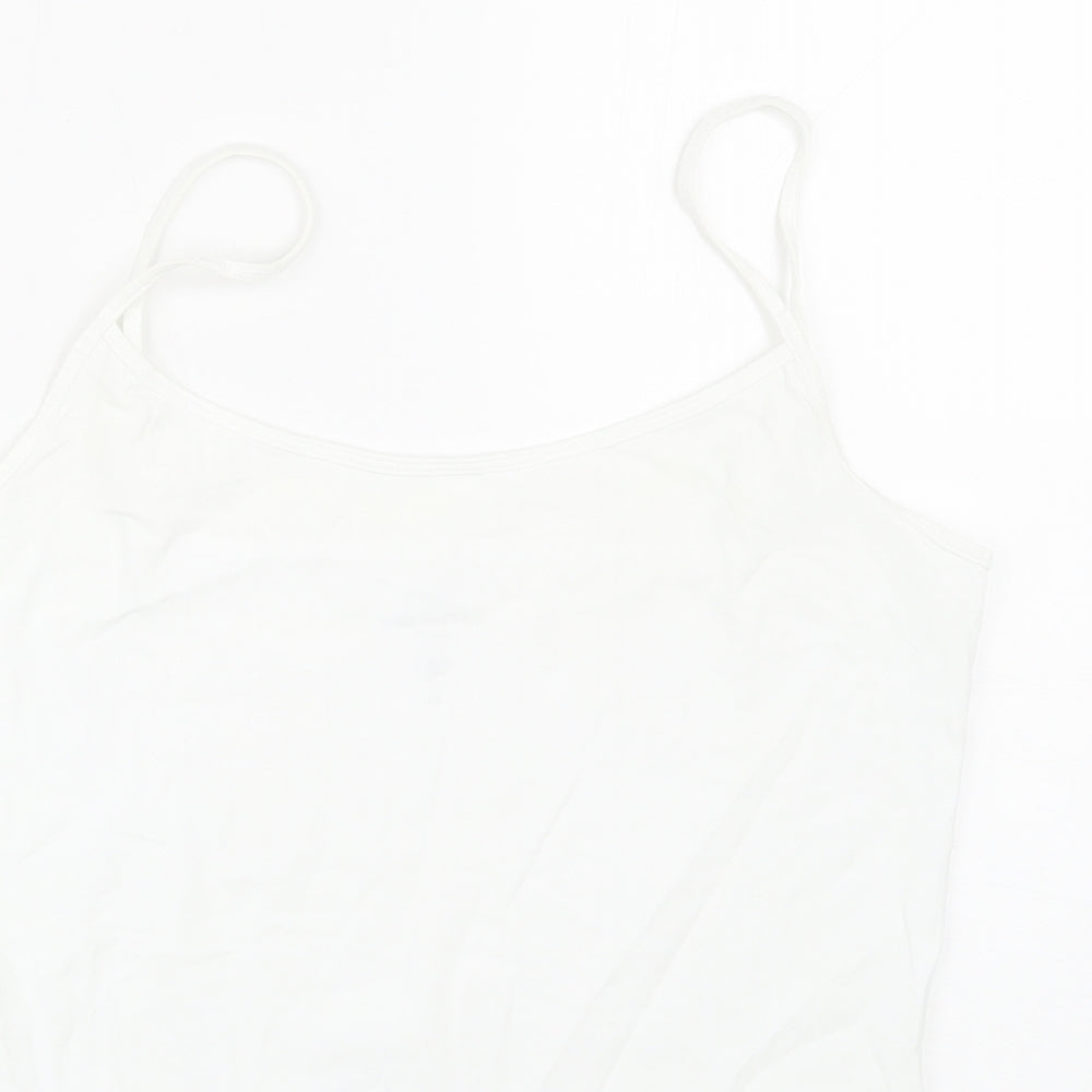 George Womens White   Basic Tank Size 12
