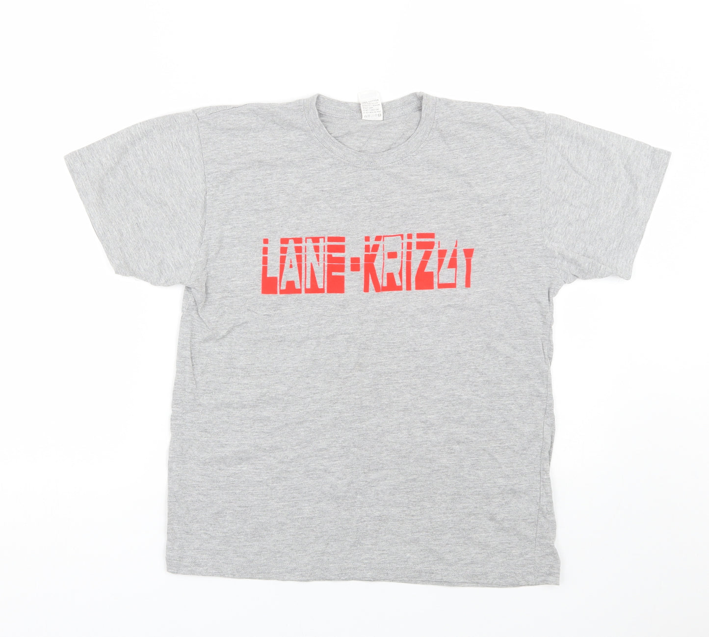 Stars & Stripes Boys Grey   Basic T-Shirt Size 12-13 Years