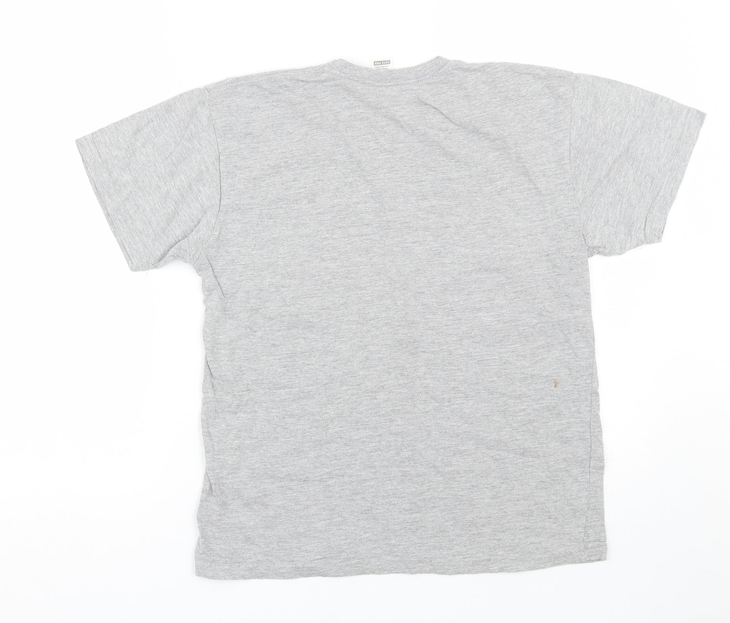 Stars & Stripes Boys Grey   Basic T-Shirt Size 12-13 Years