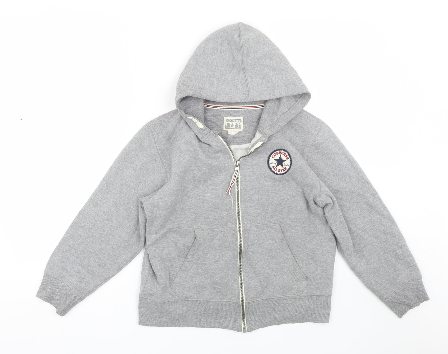 Converse Boys Grey   Full Zip Hoodie Size 10-11 Years