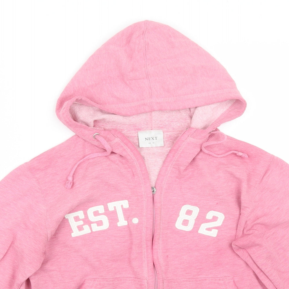 NEXT Womens Pink   Full Zip Hoodie Size 10