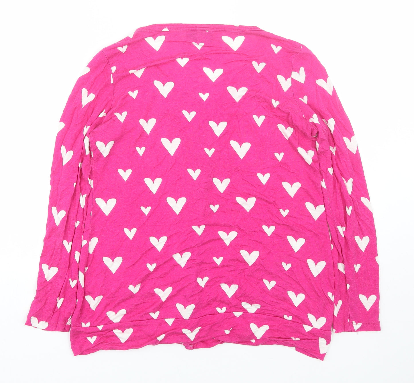 Be You Womens Pink Polka Dot  Cardigan Jumper Size 12