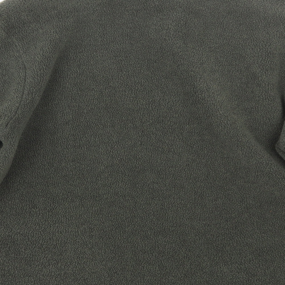 M&S Womens Green  Fleece Pullover Sweatshirt Size 16