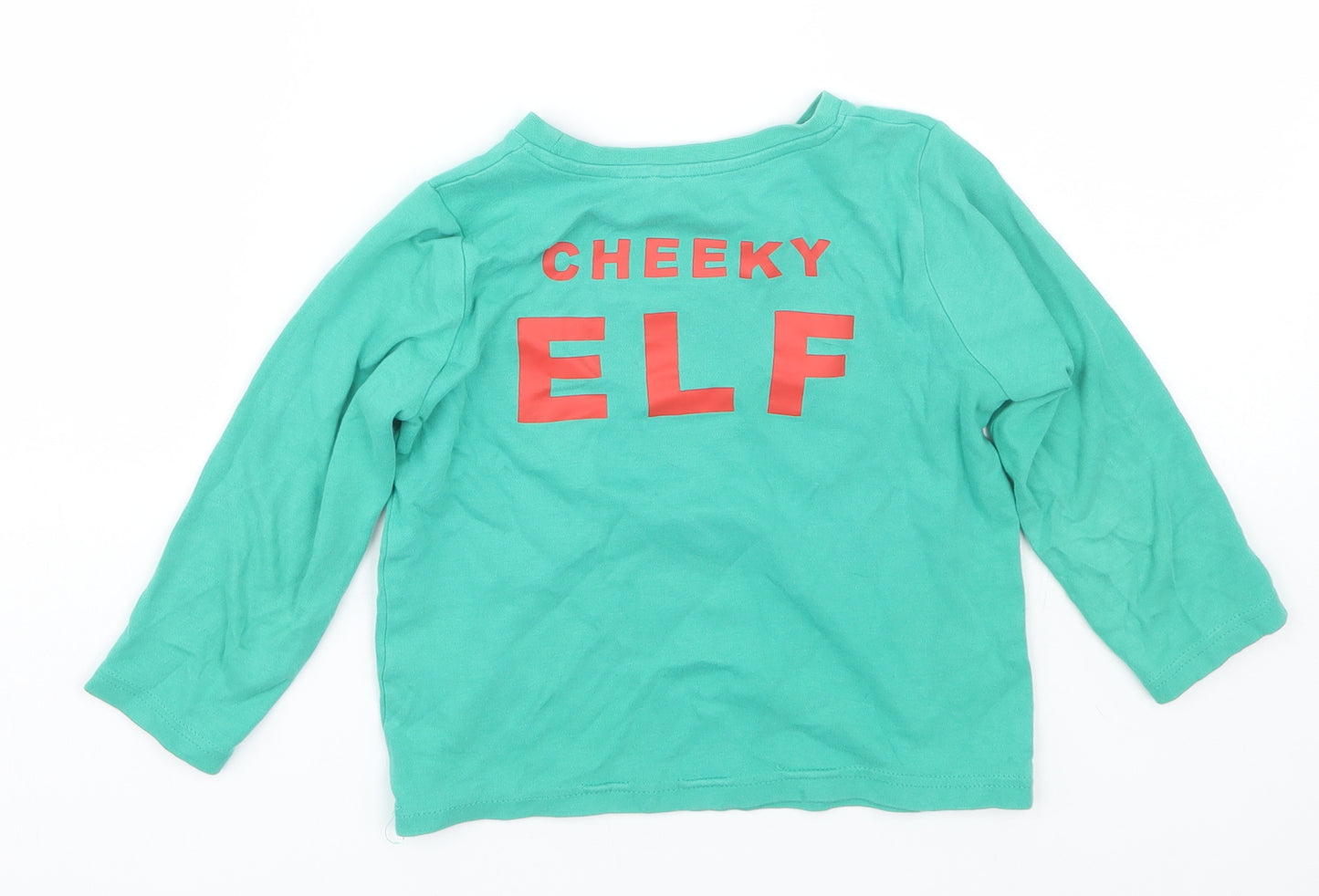 George Boys Green   Basic T-Shirt Size 4-5 Years  - Elf