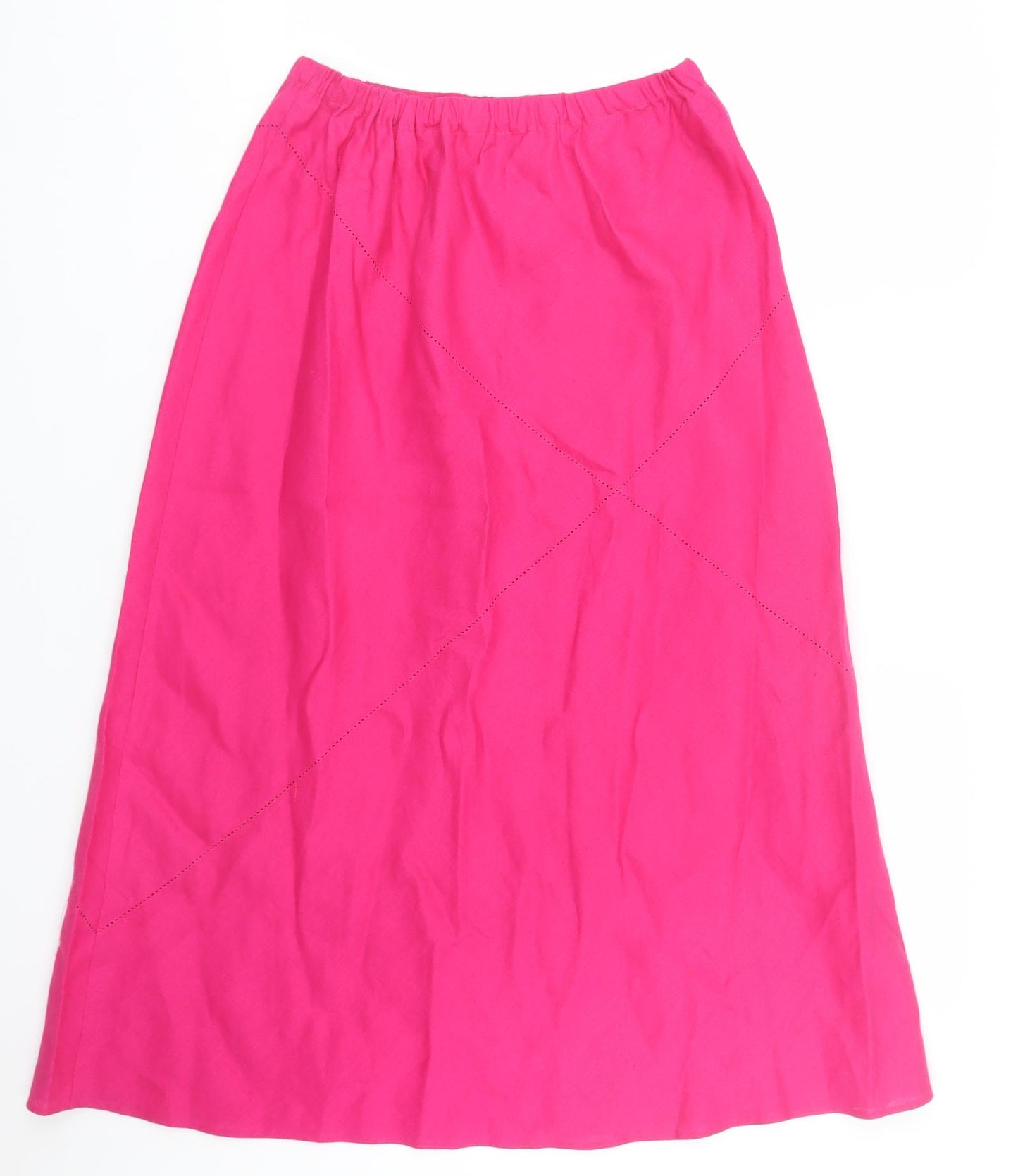 M&S Womens Pink   Flare Skirt Size 16