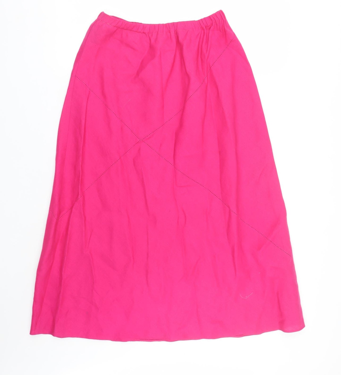 M&S Womens Pink   Flare Skirt Size 16