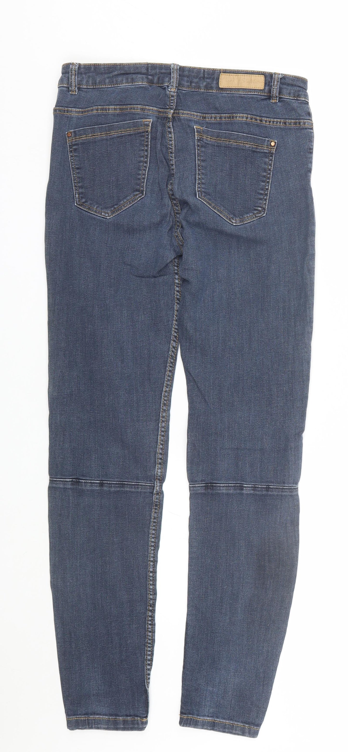 Zara Womens Blue  Denim Jegging Jeans Size 12 L28 in