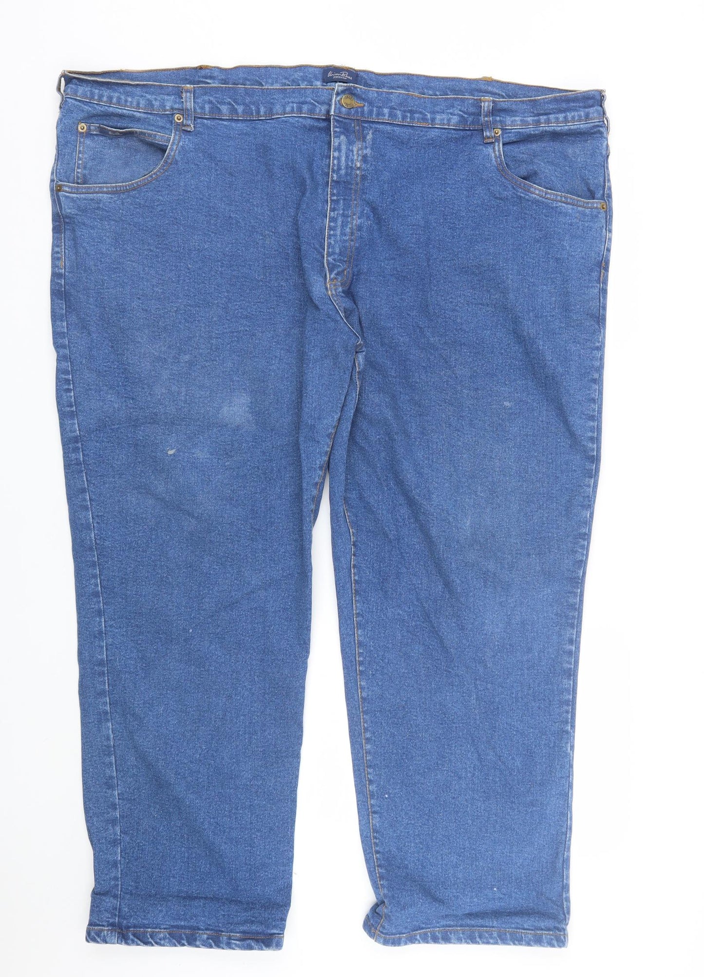 Union Blue Mens Blue  Denim Skinny Jeans Size 52 in L28 in