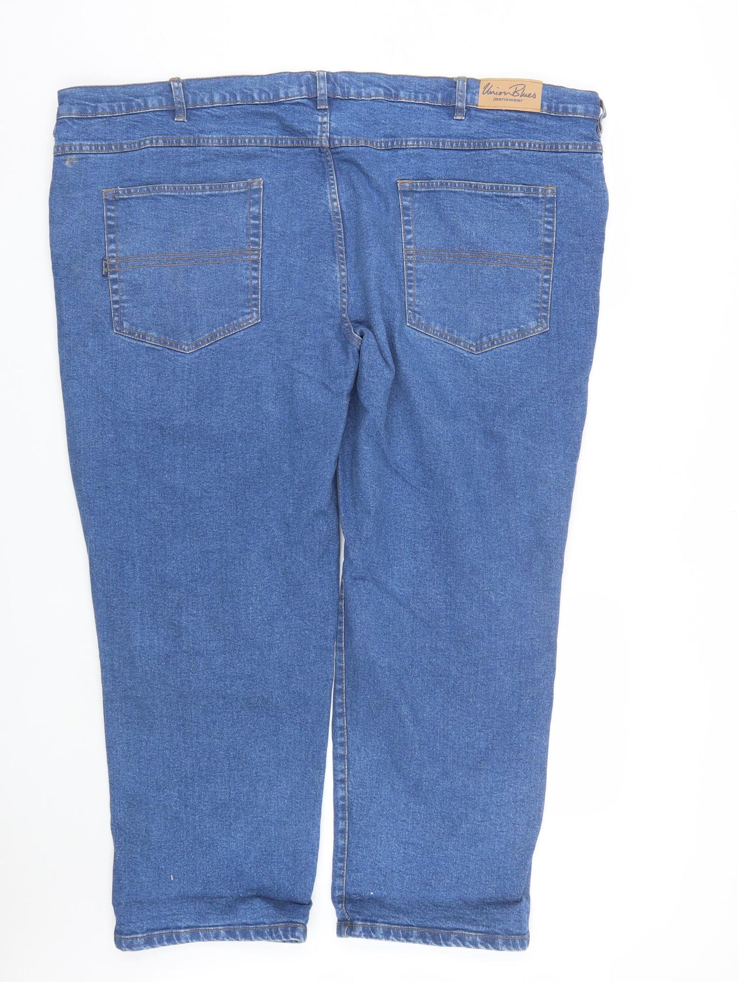 Union Blue Mens Blue  Denim Skinny Jeans Size 52 in L28 in