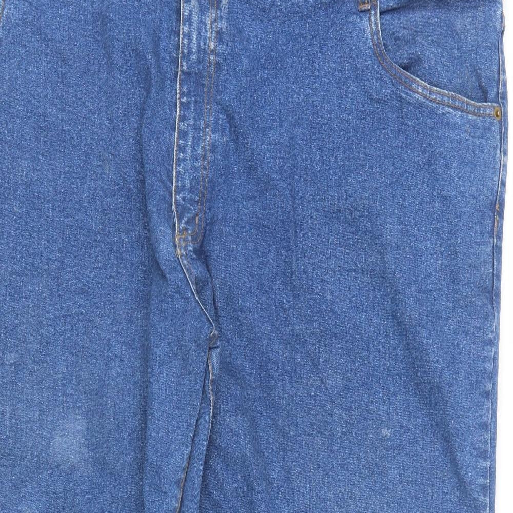 Union Blue Mens Blue  Denim Skinny Jeans Size 52 in L28 in