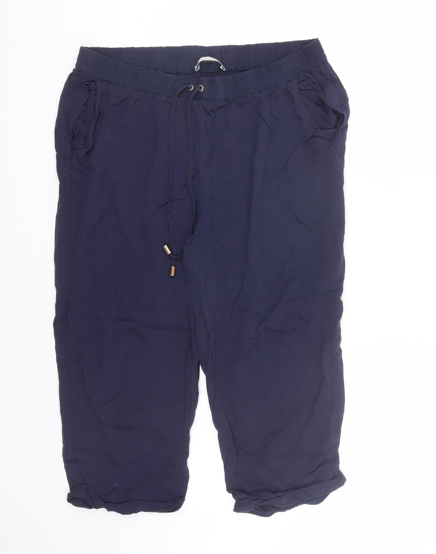 George Womens Blue   Cut-Off Shorts Size 18