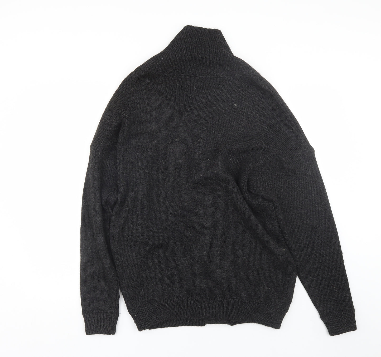 M&S Mens Black   Cardigan Jumper Size M
