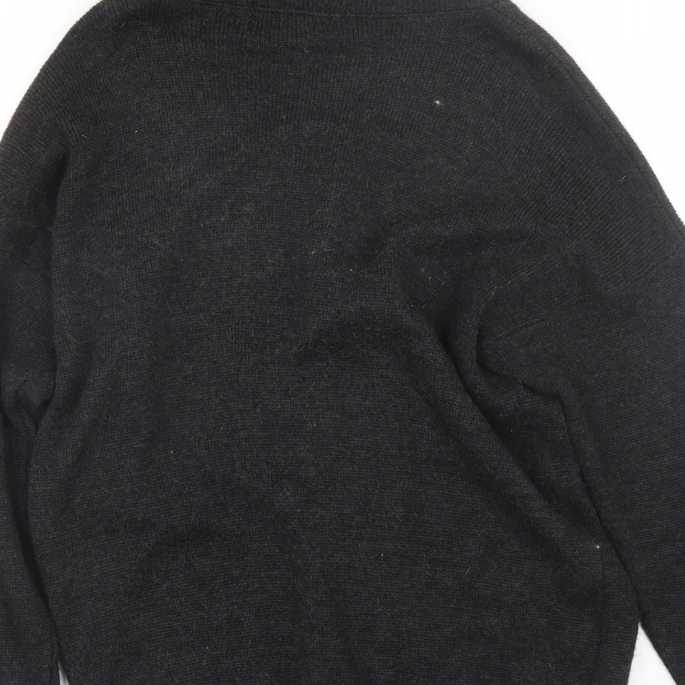 M&S Mens Black   Cardigan Jumper Size M