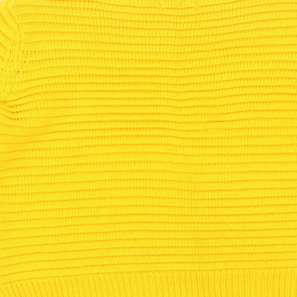 Papaya Womens Yellow   Pullover Jumper Size M