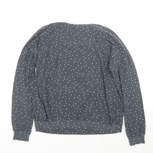 Love to lounge Womens Grey Polka Dot  Top Pyjama Top Size S