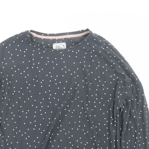 Love to lounge Womens Grey Polka Dot  Top Pyjama Top Size S
