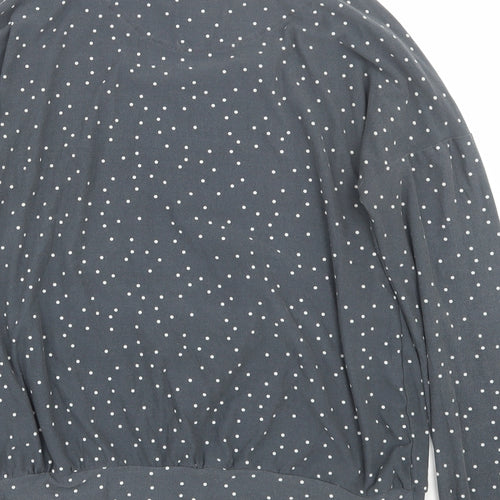 Love to lounge Womens Grey Polka Dot  Top Pyjama Top Size S