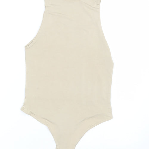 Missguided Womens Gold   Catsuit One-Piece Size 8