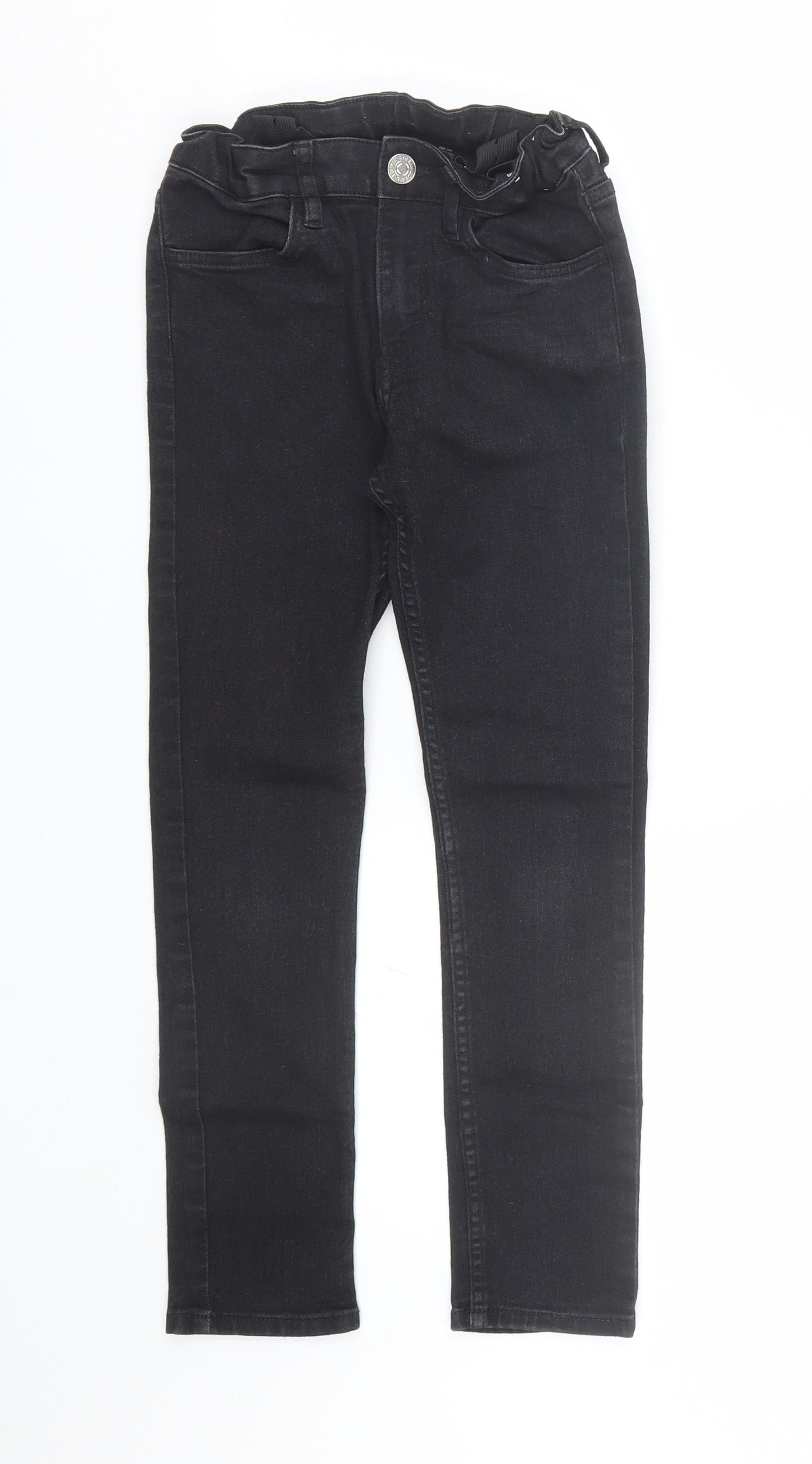 H&M Boys Black  Denim Skinny Jeans Size 9-10 Years