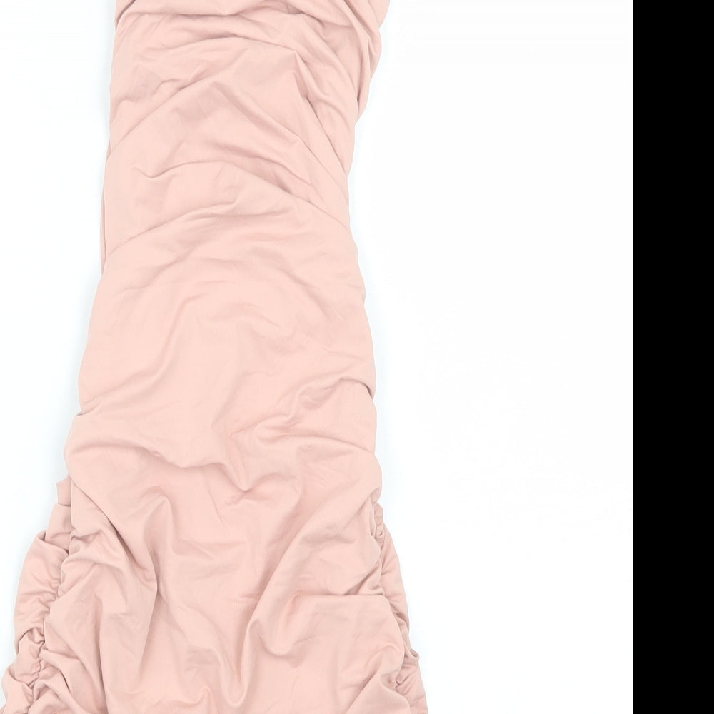 Babyboo Womens Pink   Wrap Dress  Size S