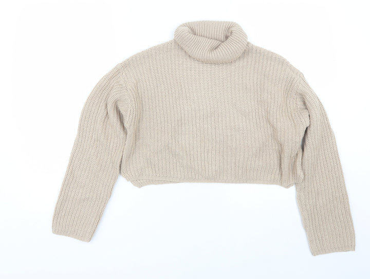 Missguided Womens Brown   Pullover Jumper Size S