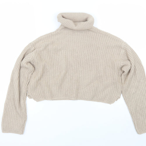 Missguided Womens Brown   Pullover Jumper Size S