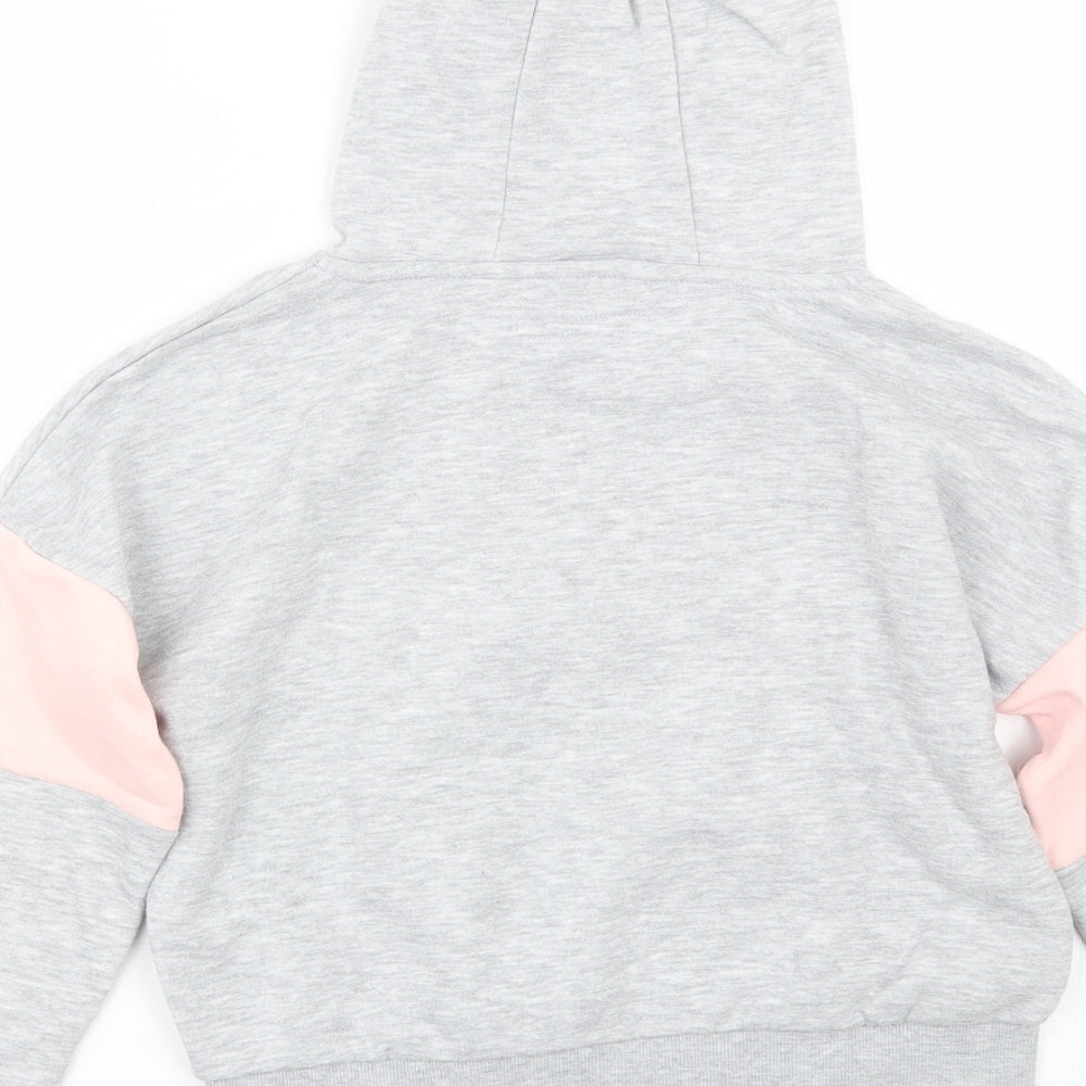 Primark Girls Grey   Pullover Hoodie Size 8-9 Years