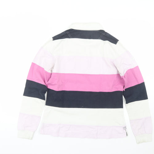 Rugby World Cup 2011 Womens Multicoloured Striped  Basic Polo Size 12  - Rugby World Cup 2011