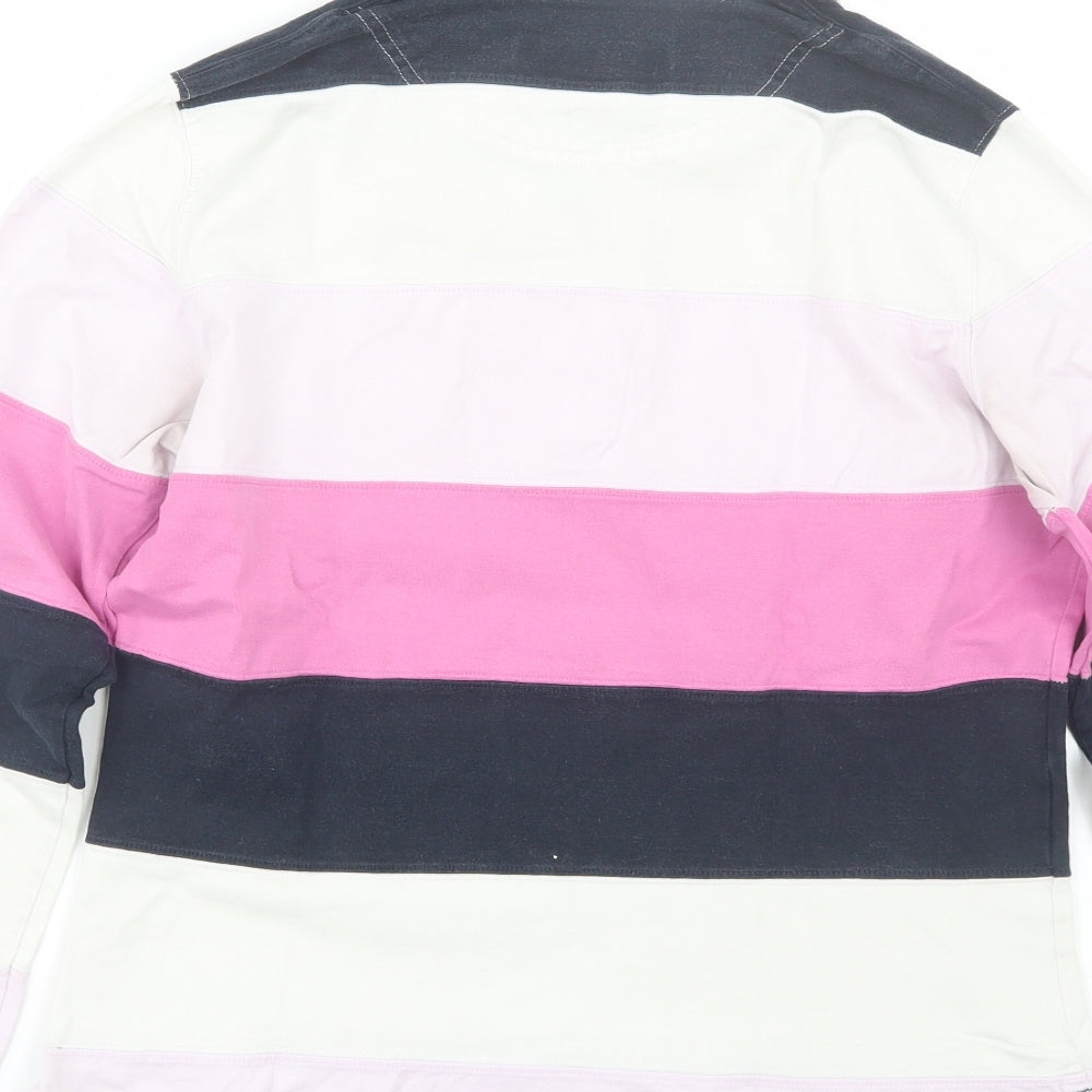 Rugby World Cup 2011 Womens Multicoloured Striped  Basic Polo Size 12  - Rugby World Cup 2011