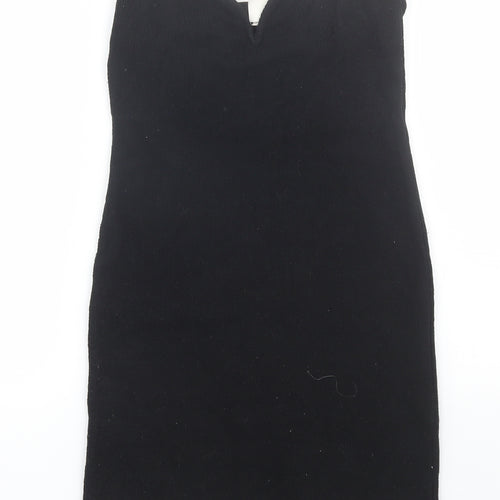 H&M Womens Black   Wrap Dress  Size S