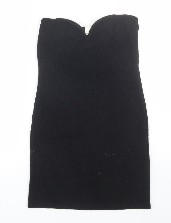 H&M Womens Black   Wrap Dress  Size S