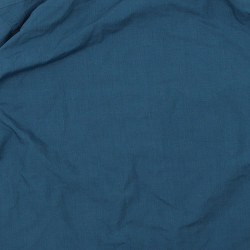 Essentials Mens Blue    Button-Up Size 17.5
