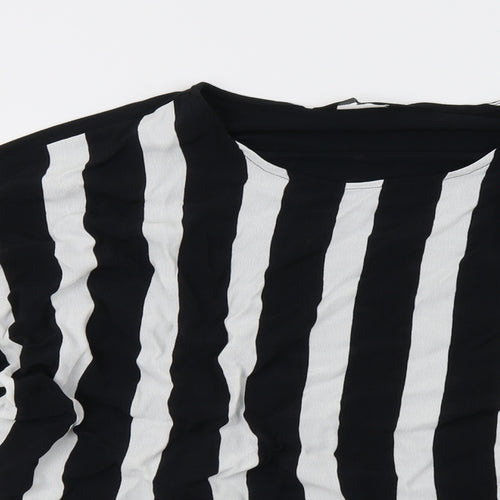 F&F Womens White Striped  Basic Blouse Size 18