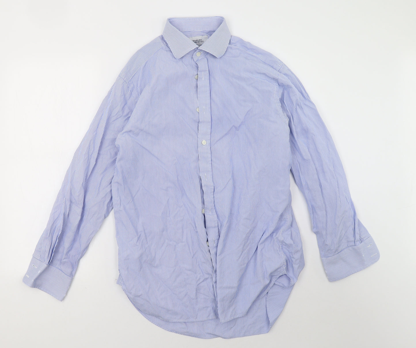 Charles Tyrwhitt Mens Blue    Dress Shirt Size 15.5