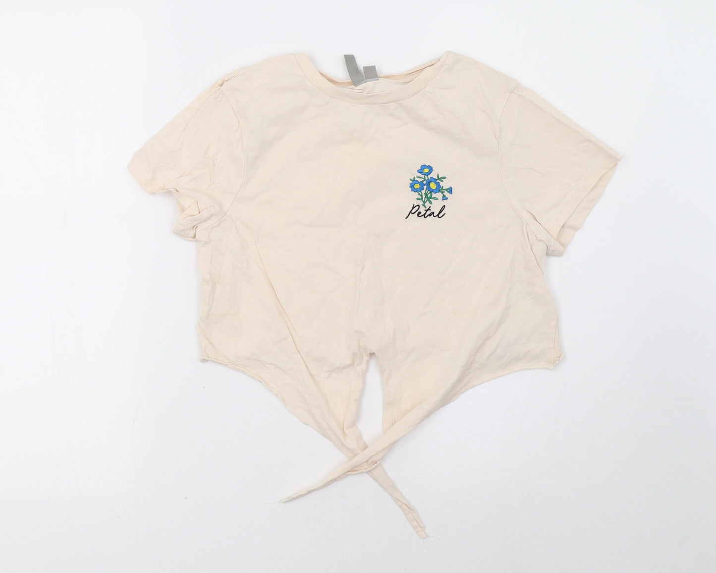 ASOS Womens Pink   Cropped T-Shirt Size 12
