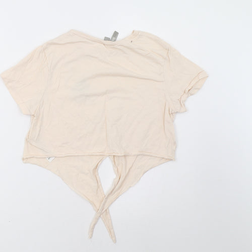 ASOS Womens Pink   Cropped T-Shirt Size 12
