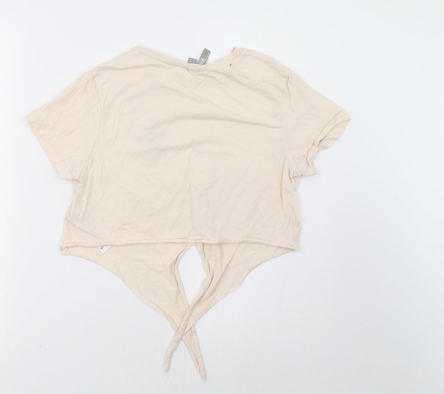 ASOS Womens Pink   Cropped T-Shirt Size 12