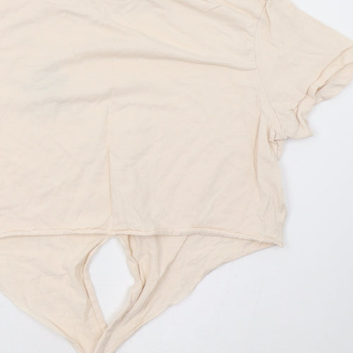 ASOS Womens Pink   Cropped T-Shirt Size 12