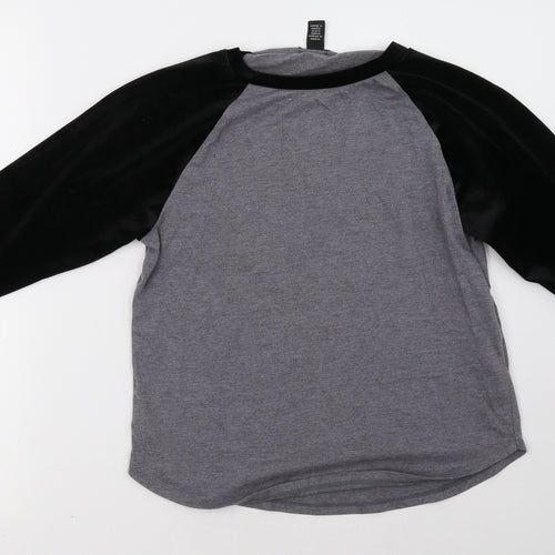 FOREVER 21 Womens Grey   Pullover Sweatshirt Size S