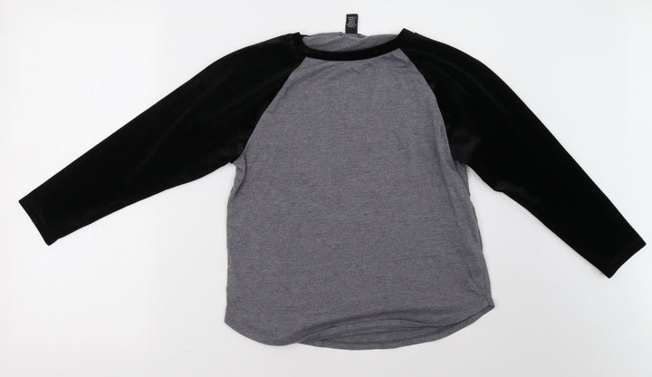 FOREVER 21 Womens Grey   Pullover Sweatshirt Size S