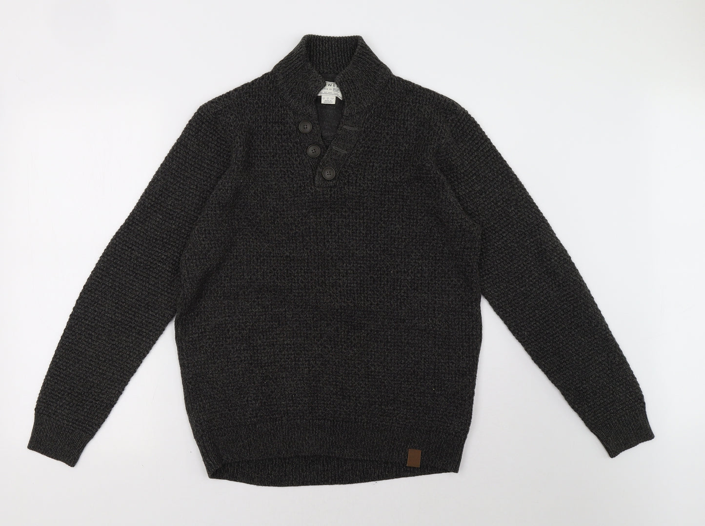 F&F Mens Grey   Pullover Sweatshirt Size L