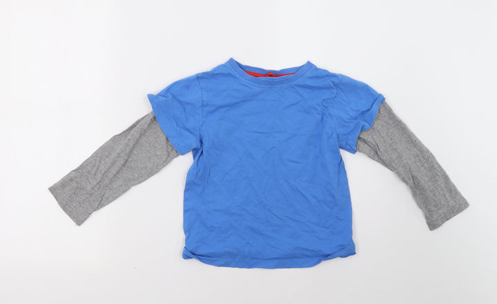 Marks and Spencer Boys Blue Pullover Sweatshirt Size 5-6 Years