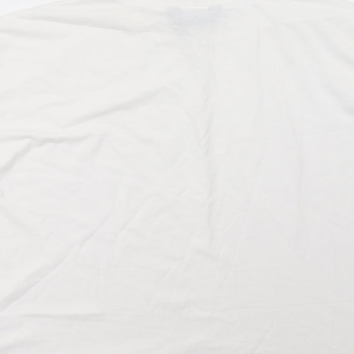 New Look Womens White   Basic T-Shirt Size 8