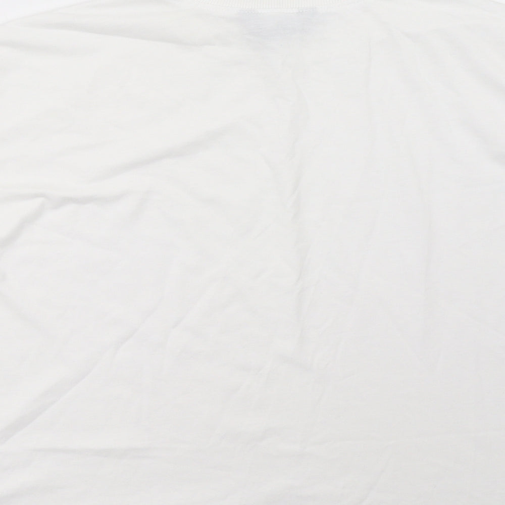 New Look Womens White   Basic T-Shirt Size 8