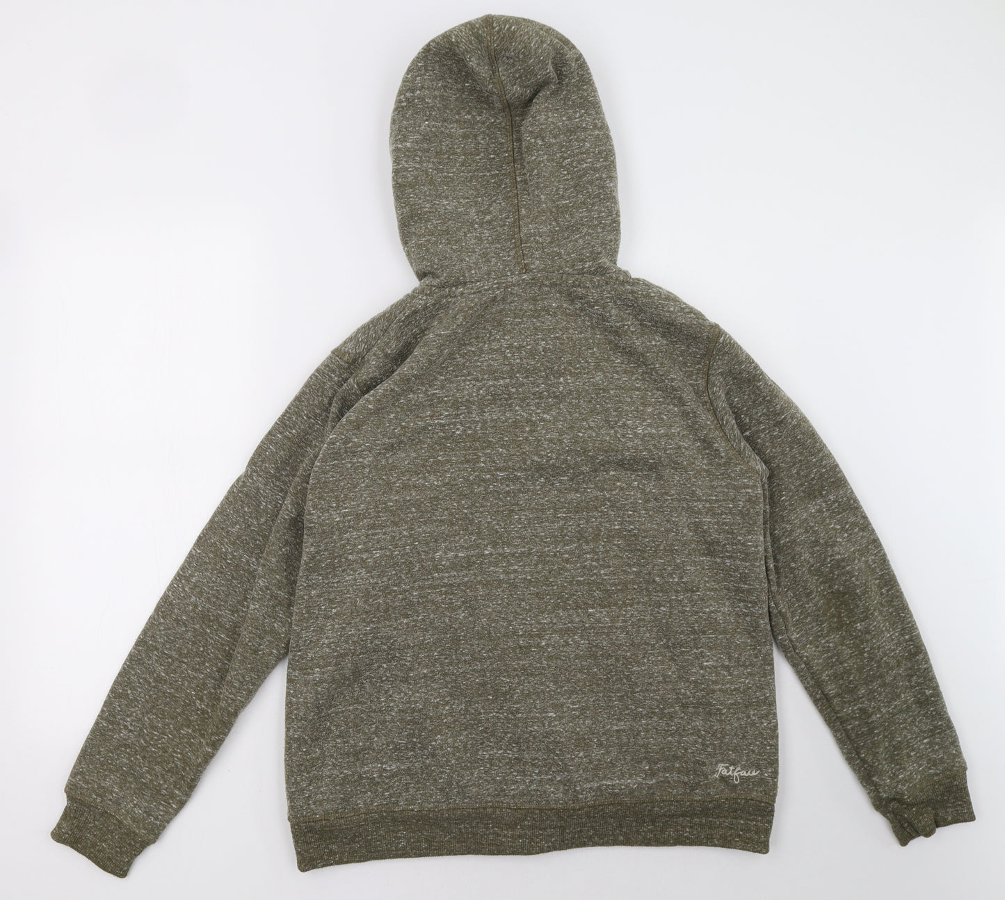 Fat Face Mens Green   Full Zip Hoodie