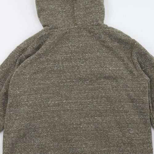Fat Face Mens Green   Full Zip Hoodie