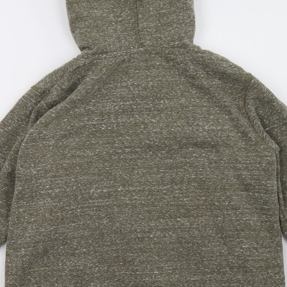 Fat Face Mens Green   Full Zip Hoodie