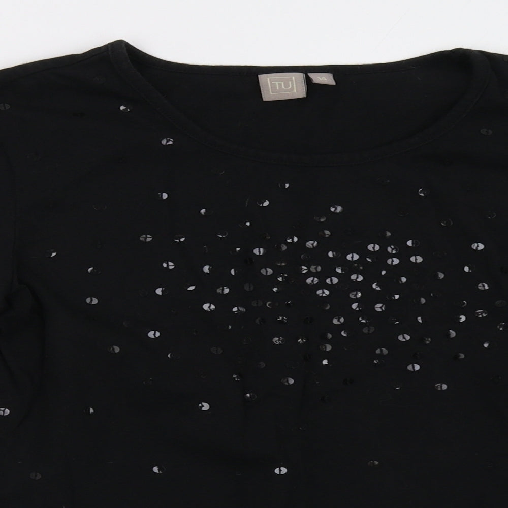 Sainsburys Womens Black   Pullover Sweatshirt Size 14
