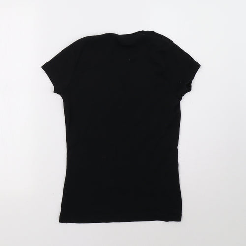Sainsburys Womens Black   Basic T-Shirt Size 10