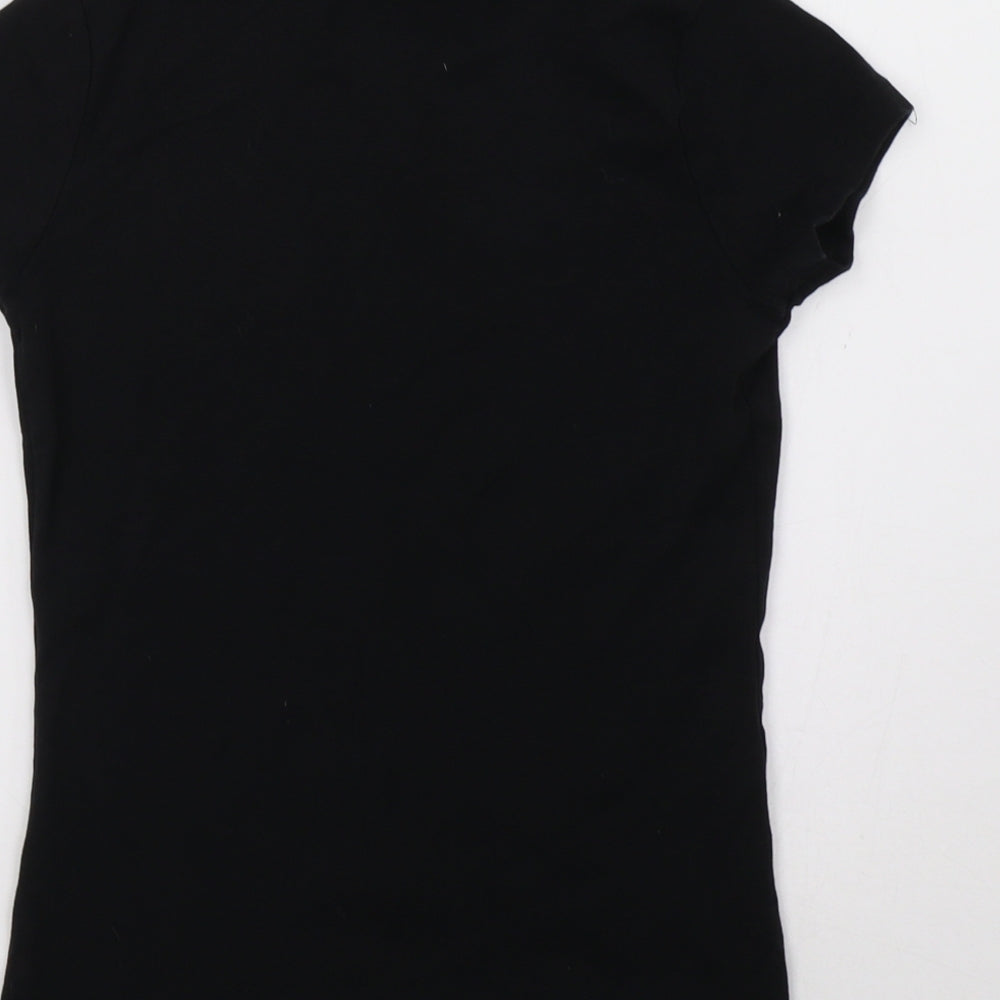 Sainsburys Womens Black   Basic T-Shirt Size 10